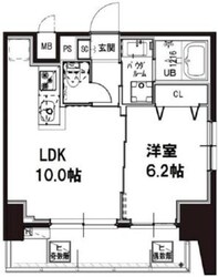 メゾンドアーク南大井の物件間取画像